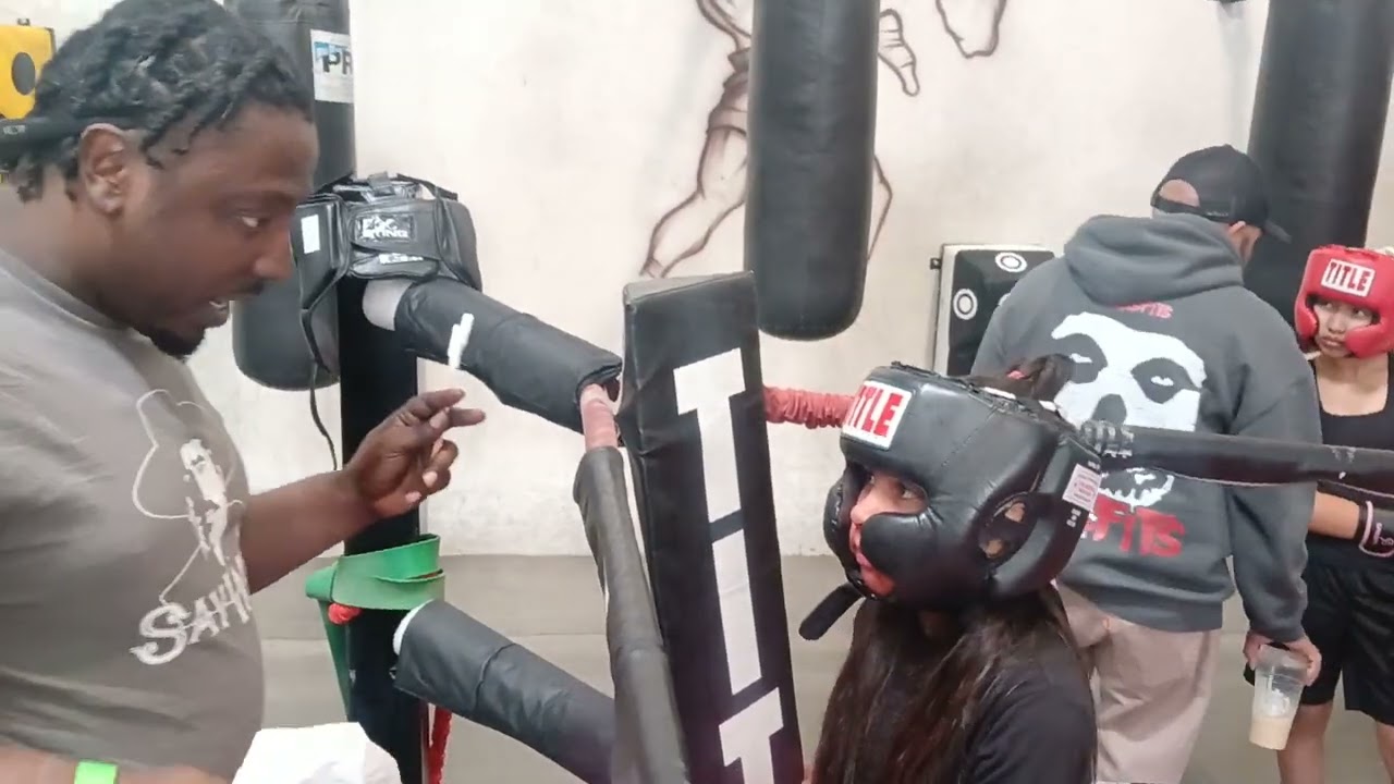 AOW boxing Money Mel on road thanks P-town