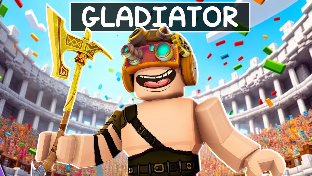 SFIDO A DUELLO I MIEI AMICI! SIMULATORE DI GLADIATORE SU ROBLOX!!