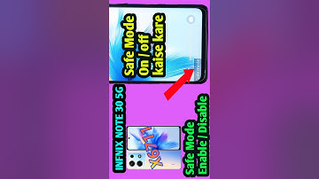 How To Turn On / Off  Safe Mode Infinix Note 30 5G | Safe Mode On / Off Kaise Kare #shorts #safemode