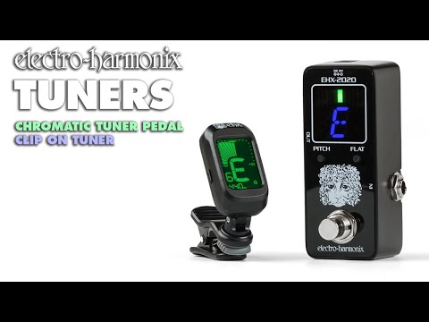 EHX-2020 Chromatic Tuner Pedal & Clip-on Tuner