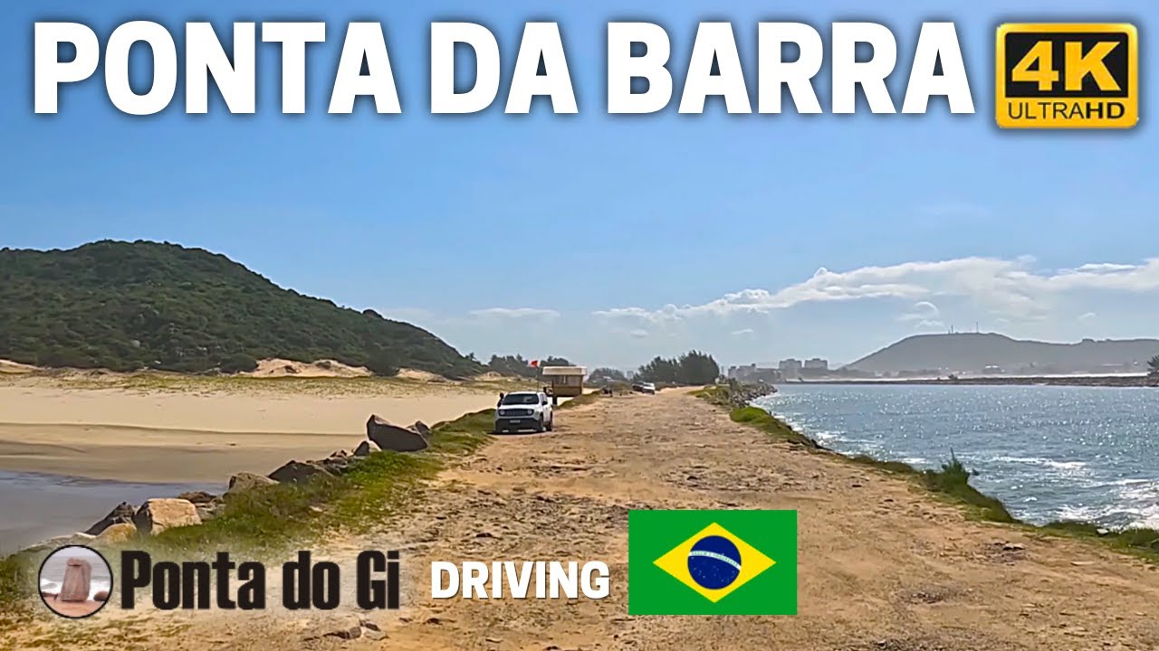 COSTA ATLÁNTICA DE BRASIL -PANORAMICA VISTA- desde PONTA DA BARRA en LAGUNA a SANTA MARTA 