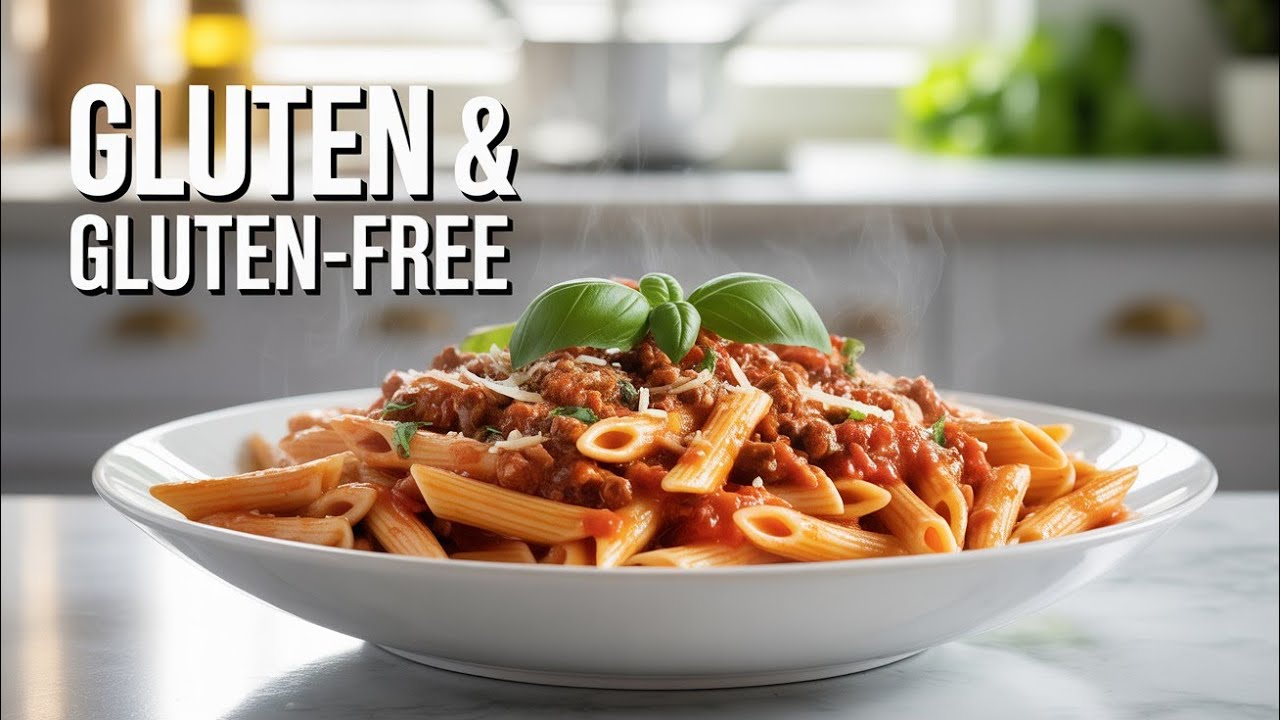 👉 “One Sauce, Two Pastas! Gluten & Gluten-Free Pasta Taste Test 😱 | Lamb Mince”