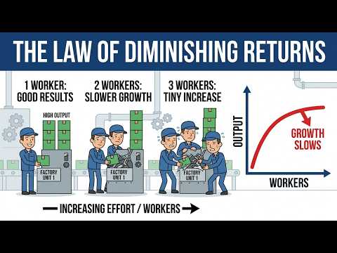 The Law of Diminishing Returns Explained Simply  Why More Input Doesn’t Always Mean More Output