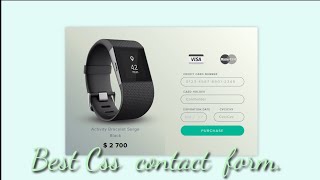 Light-CSS contact form with HTML ,CSS and Javascript.(codepen)