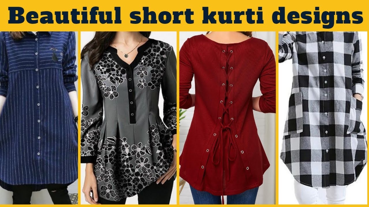 50+ Top Designer Short Cotton Kurti design ideas | Short Cotton frock /  Shirt Designs 2023 | @Sunda | Short kurti, Short top designs, Stylish short  dresses