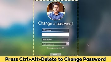 press ctrl+alt+delete to change password | Ctrl+Alt+Delete Change Password Windows 10