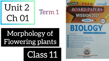 Unit 2nd chapter 1 biology class 11 MCQs from accurate  #pseb #psebboardexam #term1