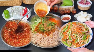 Cách pha nước sốt trộn gỏi ngon | Có thể trộn tất cả các loại gỏi