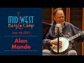 Alan munde performance  midwest banjo camp 2022