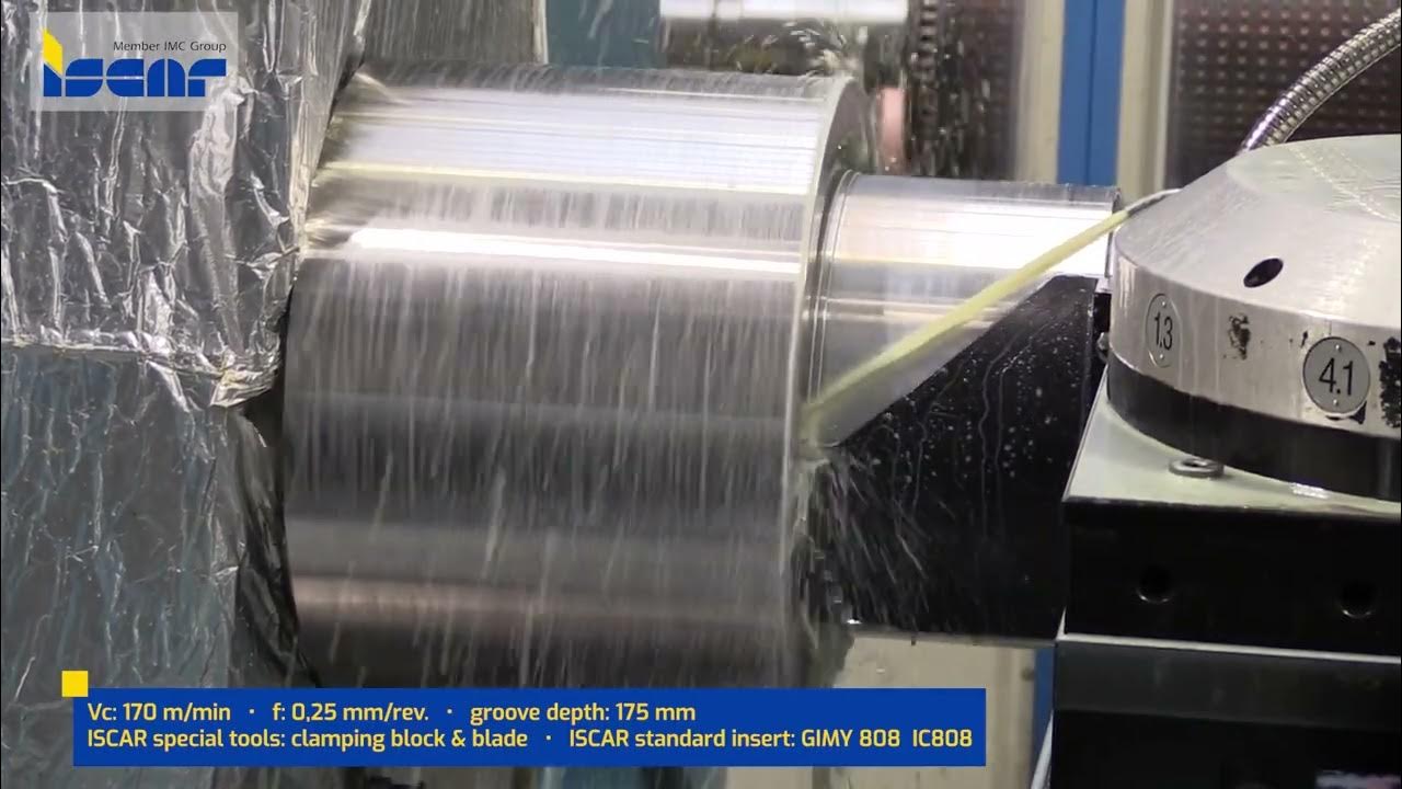 ISCAR Deep Face Grooving YouTube