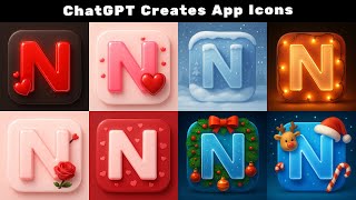 How to Create ANY Style App Icon with ChatGPT | Fast & Easy Design | Free Ai tool screenshot 5