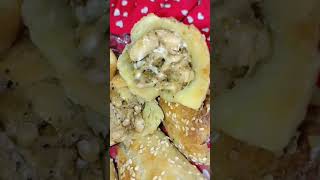 Puff Chicken Cone Delicious lunch Tasty Easy Recipe... Bhaiya ka Kitchen.