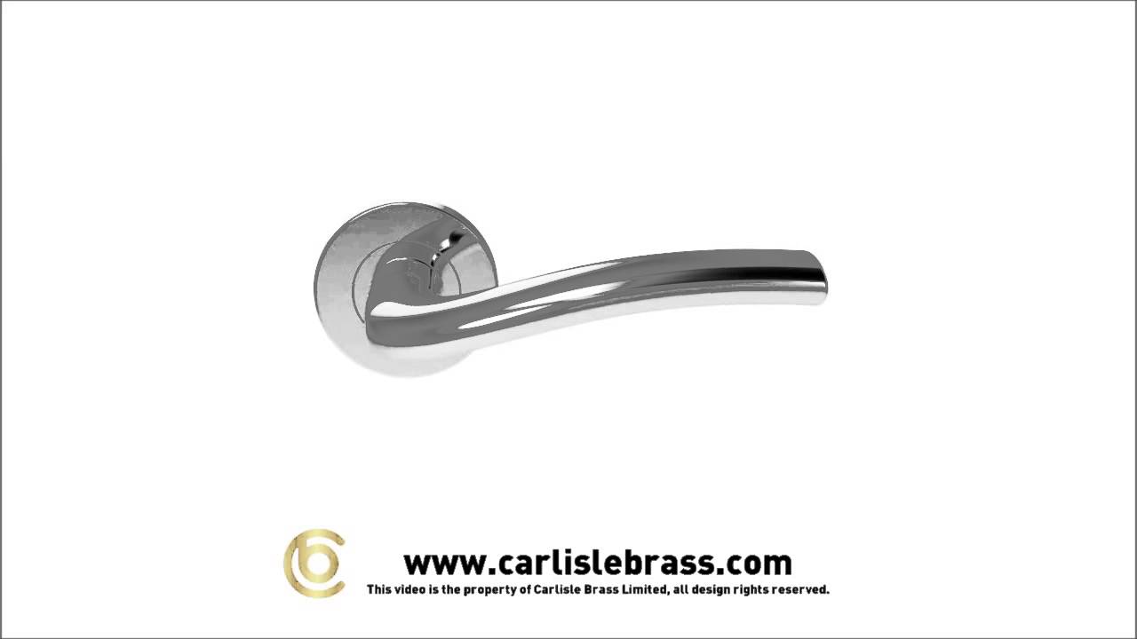 More Door Handles - Carlisle Brass SZC040CP Serozzetta Cuatro Lever on Round Rose