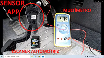 ¿Cómo funciona el sensor del pedal del acelerador?