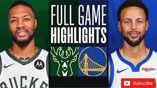 WARRIORS vs BUCKS\/ FULL GAME HIGHLIGHTS\/ MARCH 6, 2024