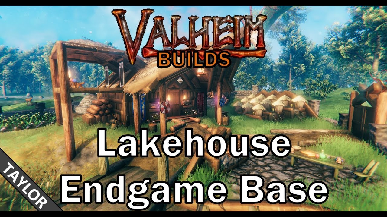 Valheim Builds: Lakehouse w/ Dock [1 Workbench Only - Endgame Base ...