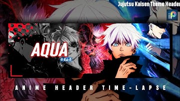 SpeedArt - Satoru Gojo Twitter Header