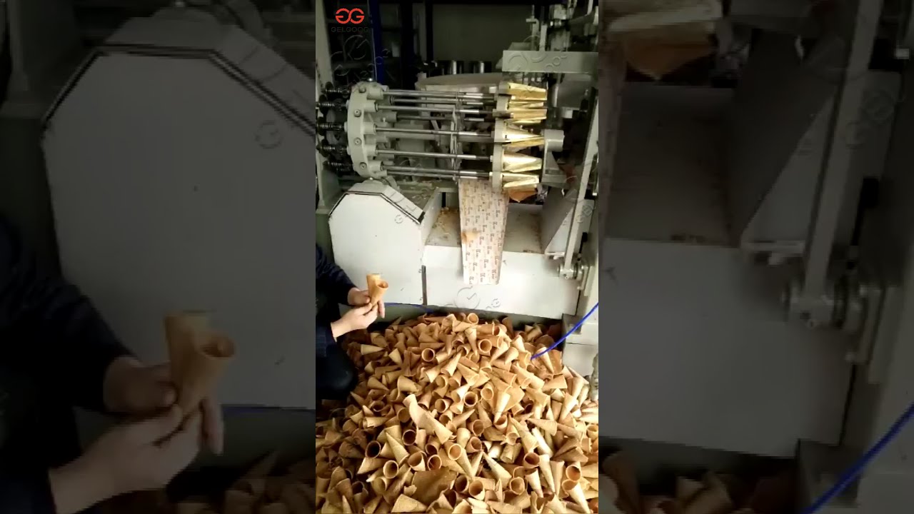 Crispy Commercial Sugar Cone Making Machine with High Quality