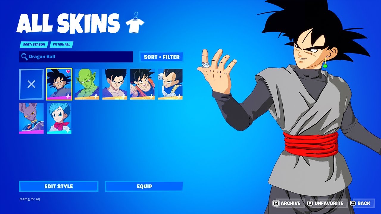 Skin - Goku - Fortnite 