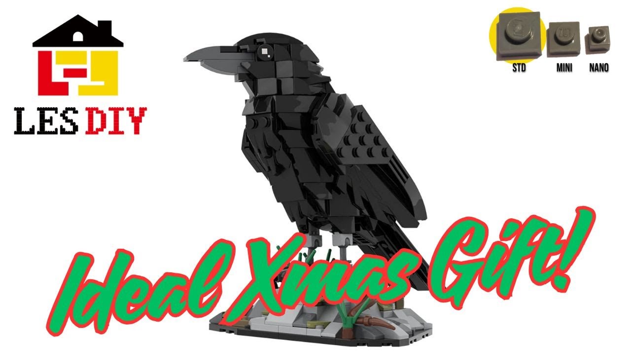 LESDIY Sent us a Bird: Building a Giant Raven from 357 Pieces! - YouTube