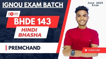 #92 BHDE 143 | प्रेमचंद की रचना | IMPORTANT QUESTIONS MARATHON IGNOU WALAY AAYUSH SIR