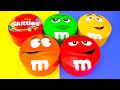 Satisfying Candy ASMR | Unboxing Rainbow Skittles &amp; M&amp;M’s with Soothing Colors and Sweet Sounds