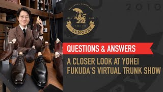A Closer Look at Yohei Fukuda's MTO Virtual Trunk Show - Q&A