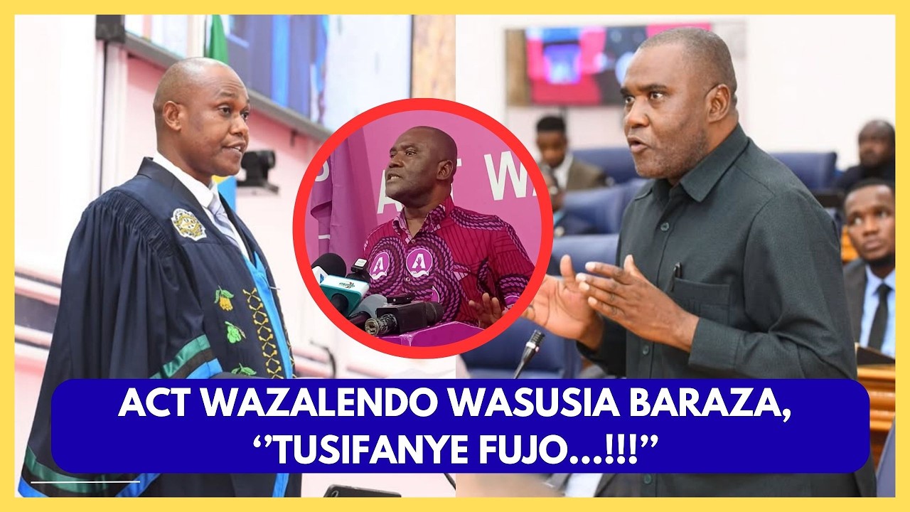 HII SABABU YA ACT WAZALENDO KUSUSIA BARAZA NA KUTOKA NJE