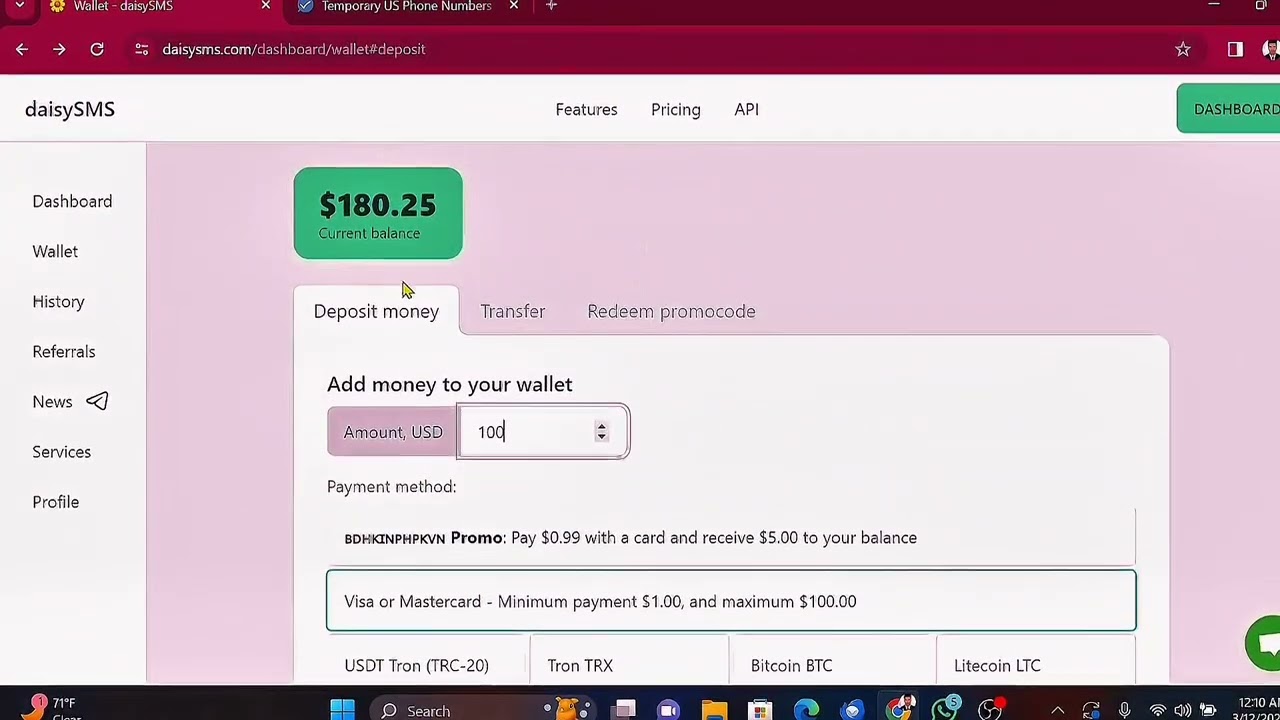 Daisy SMS Unlimited Dollar Load Method 2026 🤑 | Daisy SMS Free Deposit Tutorial (Proof ✅) 