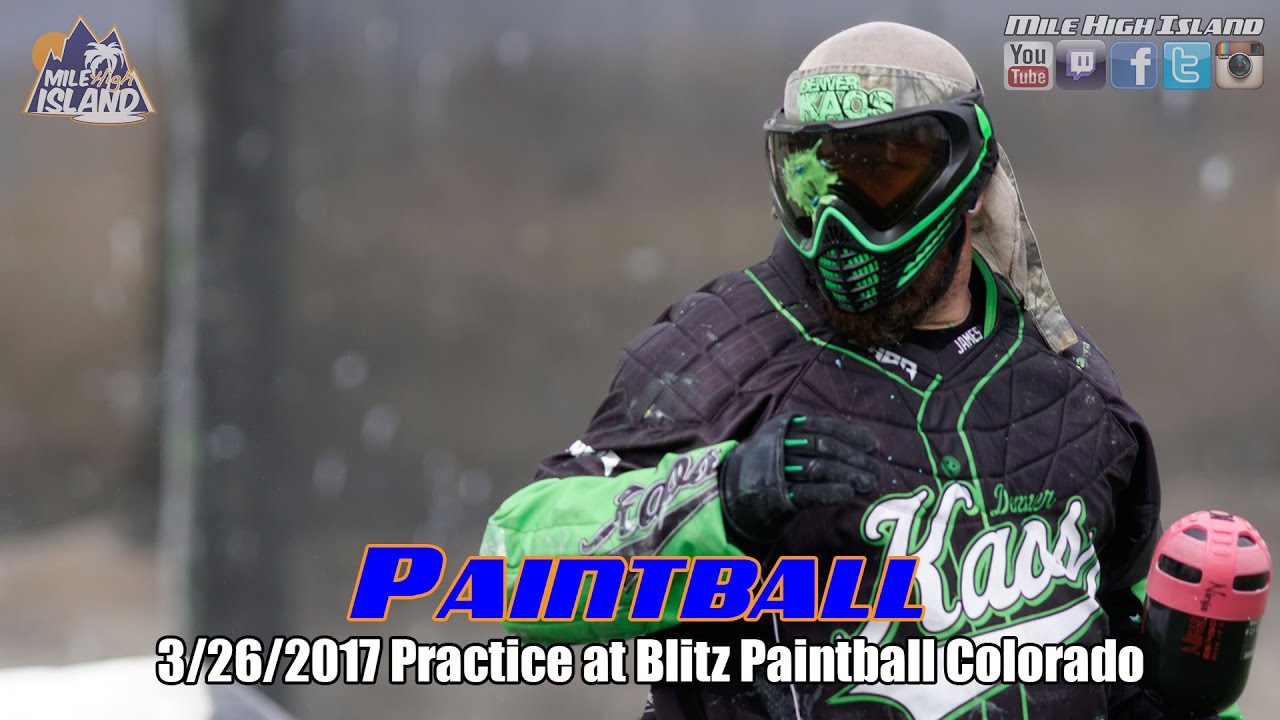 Paintball 3/26/2017 Practice Blitz Paintball Colorado YouTube