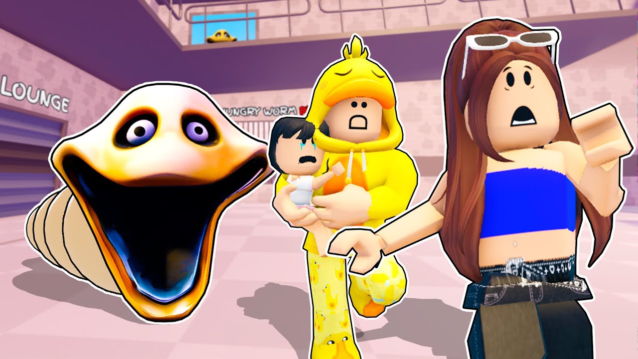 ESCAPAMOS de la PRISIÓN del GUSANO HAMBRIENTO en Roblox!