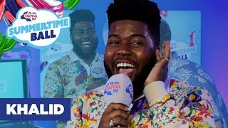 Khalid Sings 'Talk' As Ariana Grande & Niall Horan | Capital