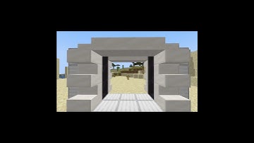 || Automatic Door || Command Block || Sensors || No Preasure plates/buttons/levers ||