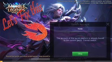 How to switch account with Google Play Games | Mobile Legends