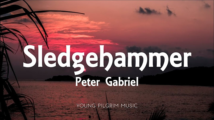 Sledgehammer Lyric Video version - Lyric Video performance video thumbnail