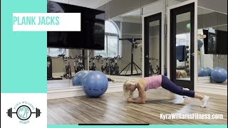 How to do Plank Jacks | Kyra Williams Fitness' Best Cardio for Weight Loss