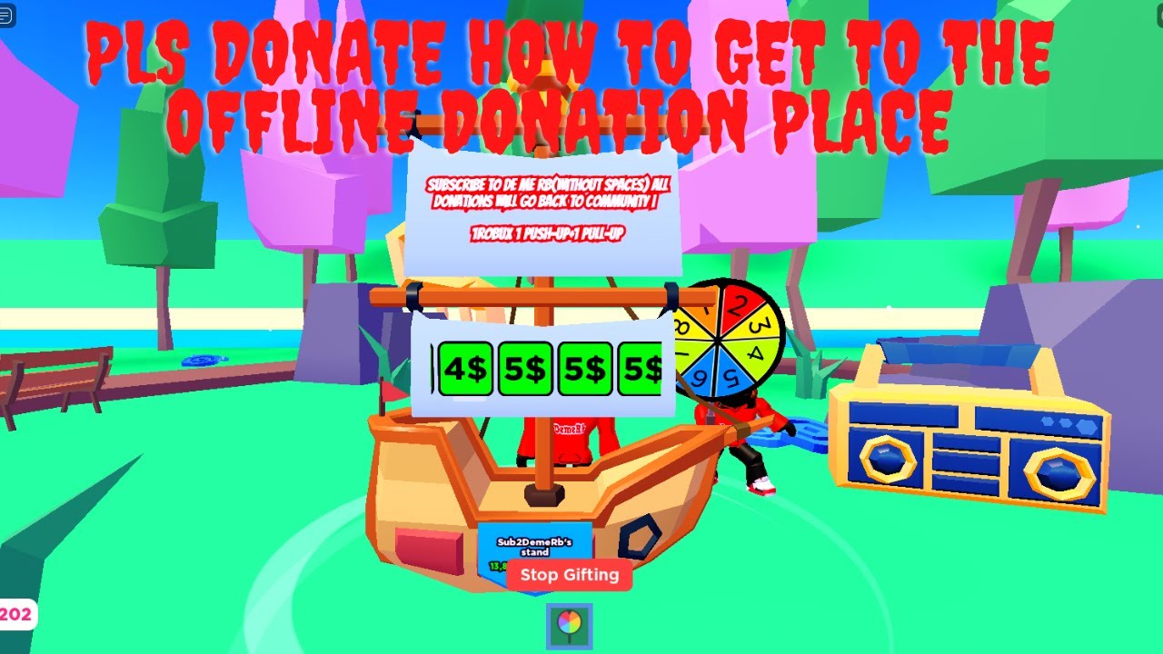 How to offline donate! #fyp #foryou #blowthisup #tutorial #robloxfyp #