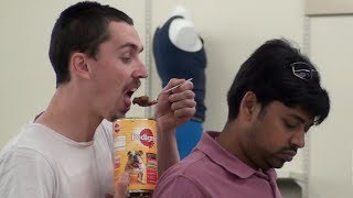 Eating Dog Food in Public