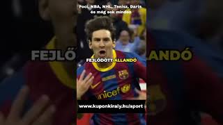 Messi nem szereti a 10-es számot #kuponkiralysport  #kuponkiraly  #shorts  #foci  #magyar