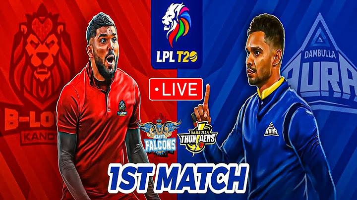 🔴 LIVE | Kandy Falcons Vs Dambulla Sixers | Lanka Premier League 2024