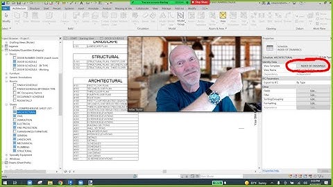 VIEW TEMPLATES FOR SCHEDULES: And Browser Organization of  schedules