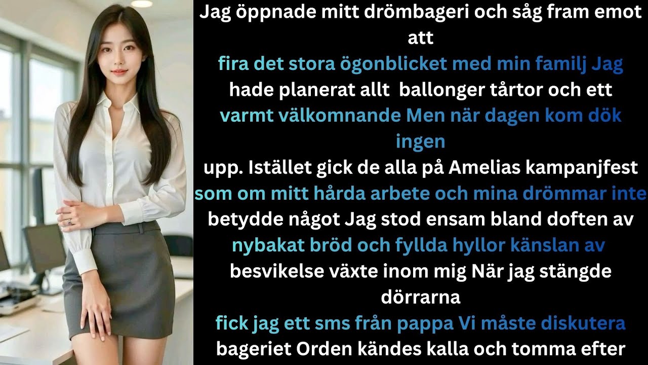 Jag öppnade mitt drömbageri och bjöd in min familj till invigningen