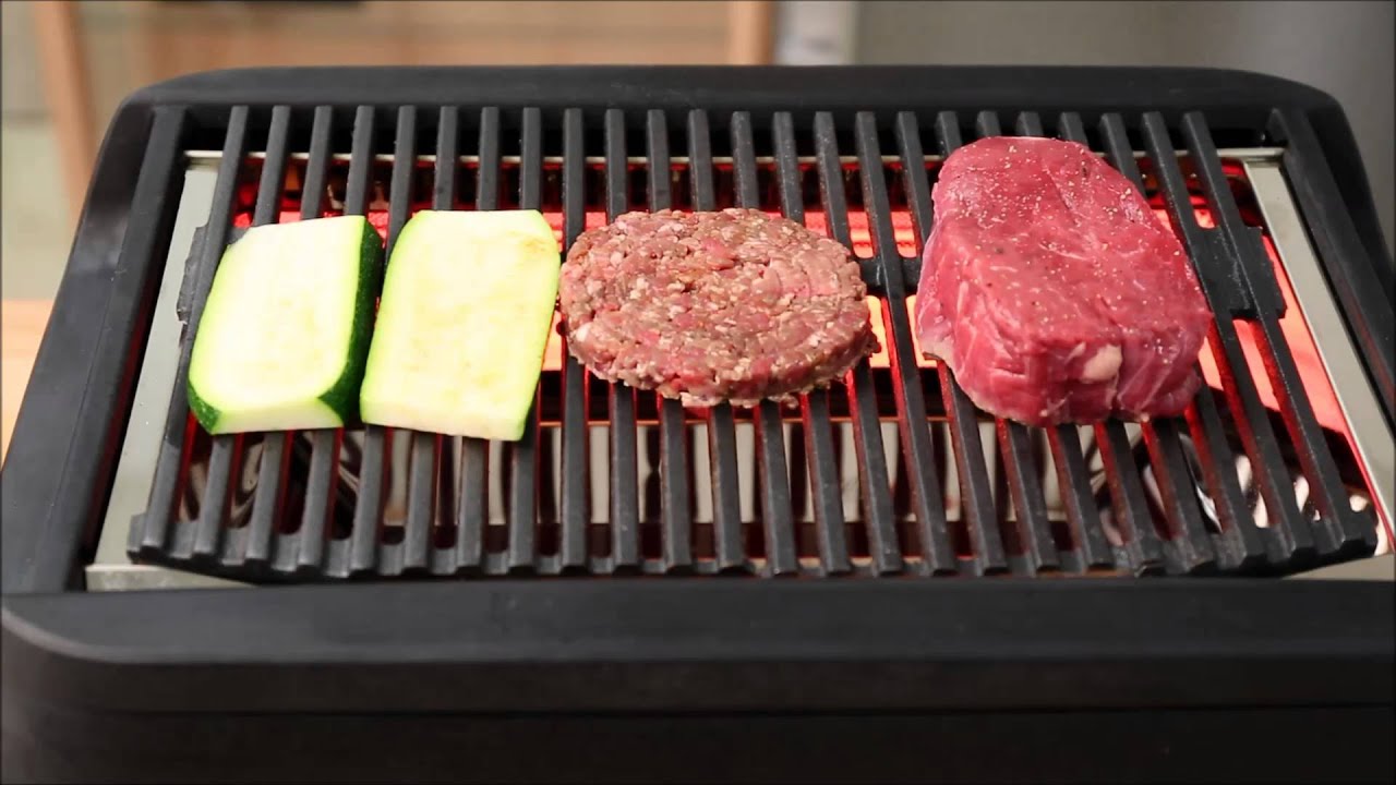 Smokeless Grill Demonstration YouTube