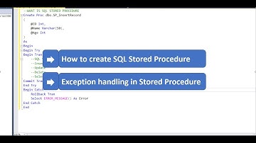 SQL Stored Procedures Syntax | Try Catch | Coding Era