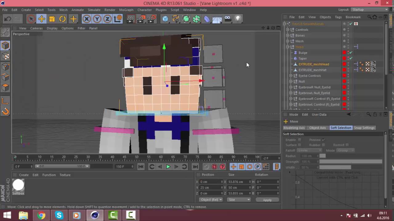 Tutorial - Head Extrude