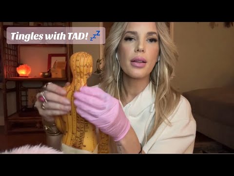 ASMR| tapping, scratching, clipping, cupping, picking, scrubbing on ACUPUNCTURE DOLL (FOR SLEEP)