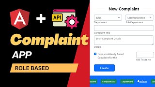Complaint Registration App Angular | Angular 17 screenshot 1