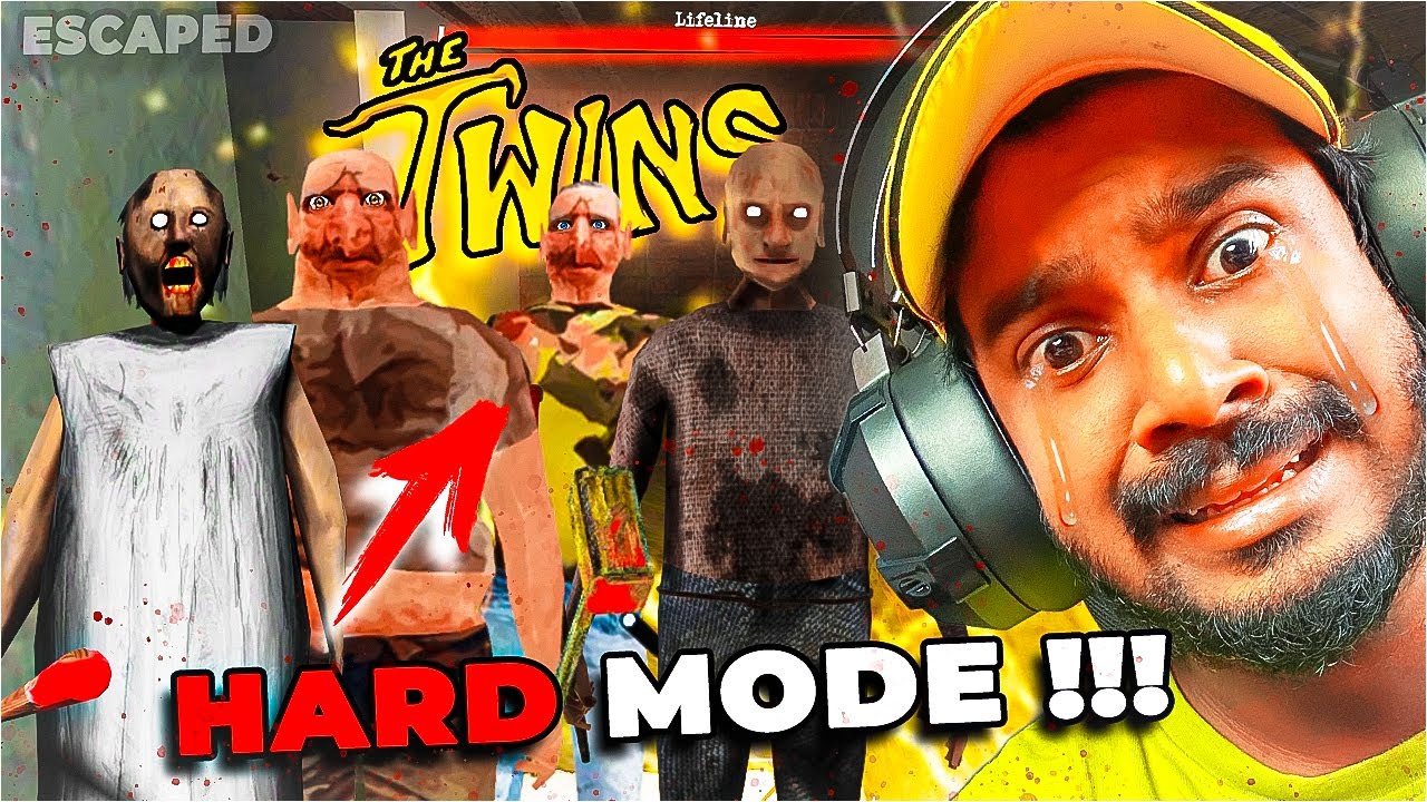 SEWER ESCAPE 🏃🏻‍♂️💨 FROM 👨🏻‍🤝‍👨🏻ഇരട്ടകൾ ❌ പരട്ടകൾ ✅ (hard mode) with GRANNY & GRANDPA | THE TWINS
