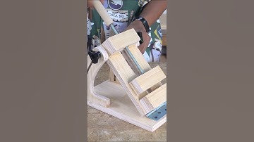 Amazing woodworking Clamp for Drill 45 degree #shorts #woodworking #trending