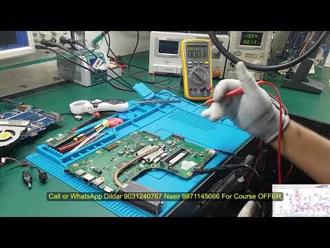TOSHIBA C650 19V Fluctuating |No Power Dead Fix |Online Laptop Chiplevel Training Video OFFER|Laptex
